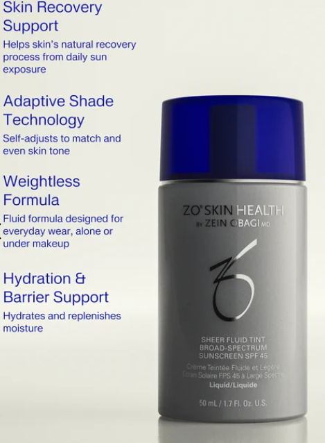 ZO Sheer Fluid Tint Broad Spectrum SPF 45